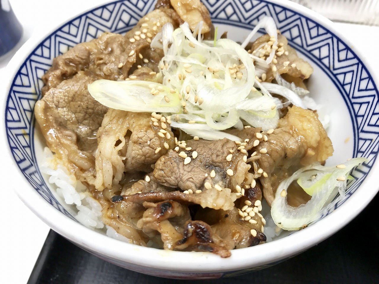 吉野家 味噌牛カルビ丼02 風太郎の気ままログ